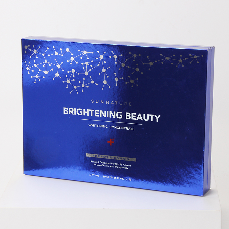 Blue Premium Custom Cosmetic Esstential Oil Packaging Box with Eva Tray