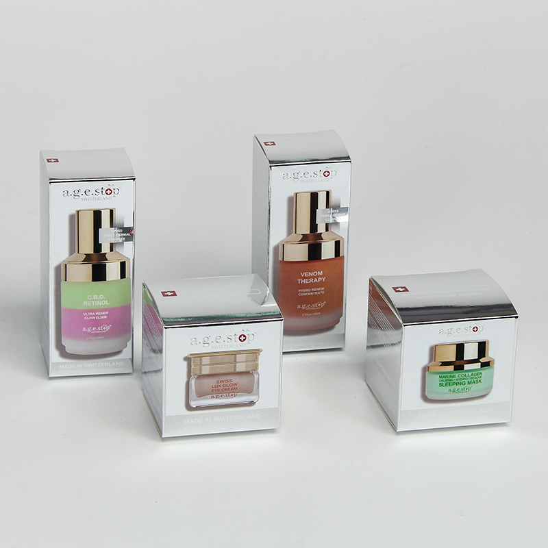 Luxury Custom Paper Skin Care Packaging Box with Logo Embossed