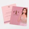 Custom Comsmetics E-commerce Packaging Rose Gold Logo Paper Thank You Card