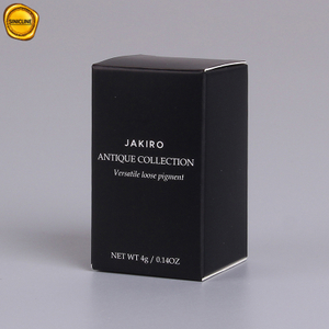 Recyclable Custom Matte Black Paper Foundation Packaging Box
