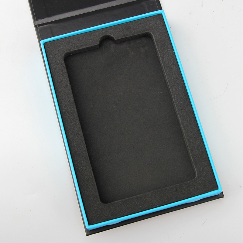 Personalized Luxury Matte Black EVA Foam Magnetic Phone Case Packaging Box