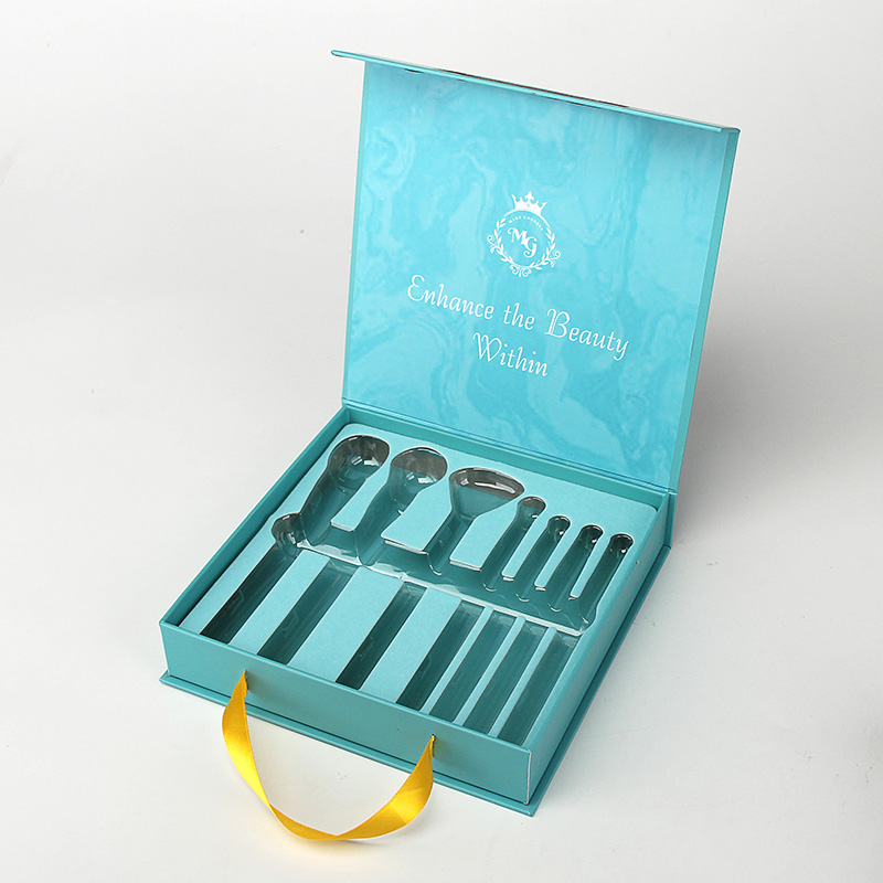 Custom Printed Magnetic Cardboard Makeup Brushes Packaging Box