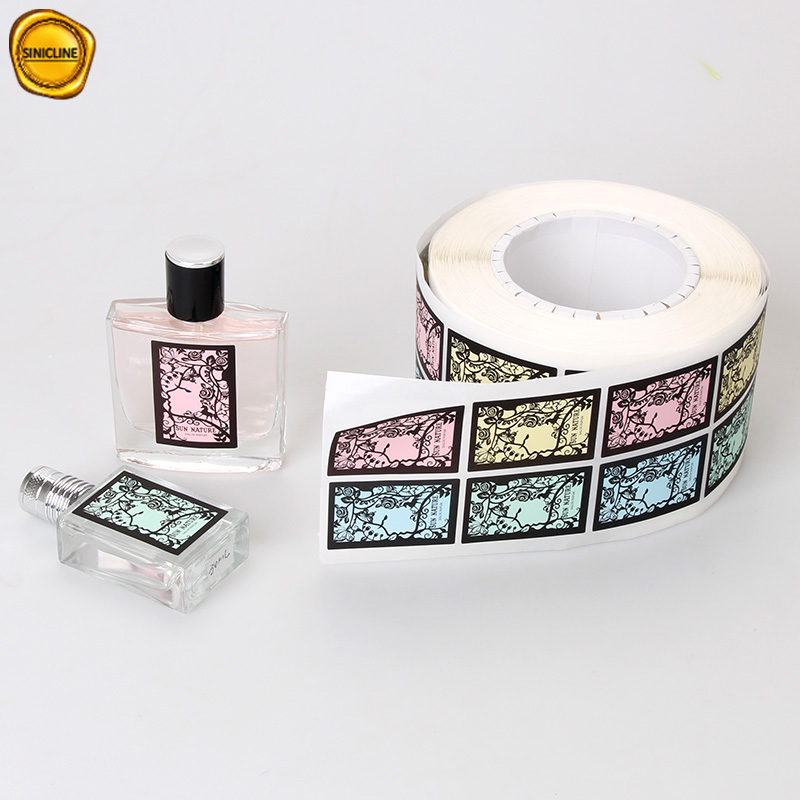 Custom Printed Cosmetic Bottle Makeup Product Packaging Adhesive Paper Logo Label Sticker