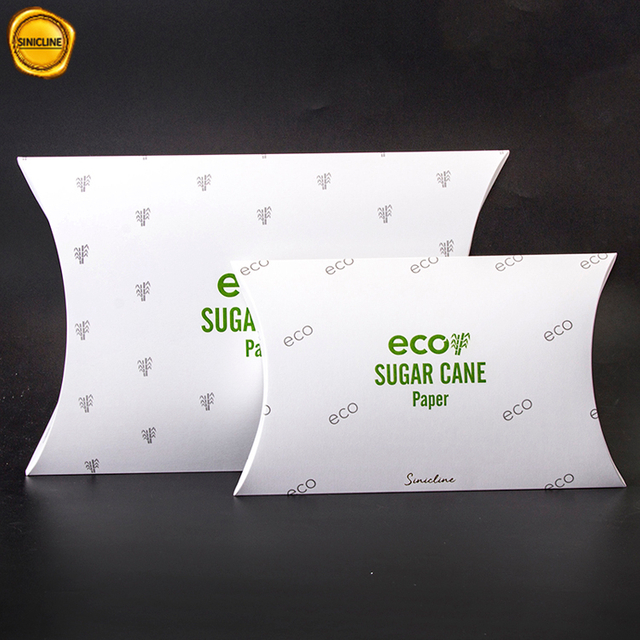 Sugar Cane Paper Pillow Box