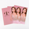 Custom Comsmetics E-commerce Packaging Rose Gold Logo Paper Thank You Card