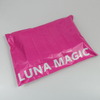 Customized Hot Pink Self-adhesive Cosmetics Packaging Plastic Shipping Bag