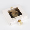 Luxury Customized Gold Foil Logo White Rigid Cardboard Drawer Eyelash Packaging Box