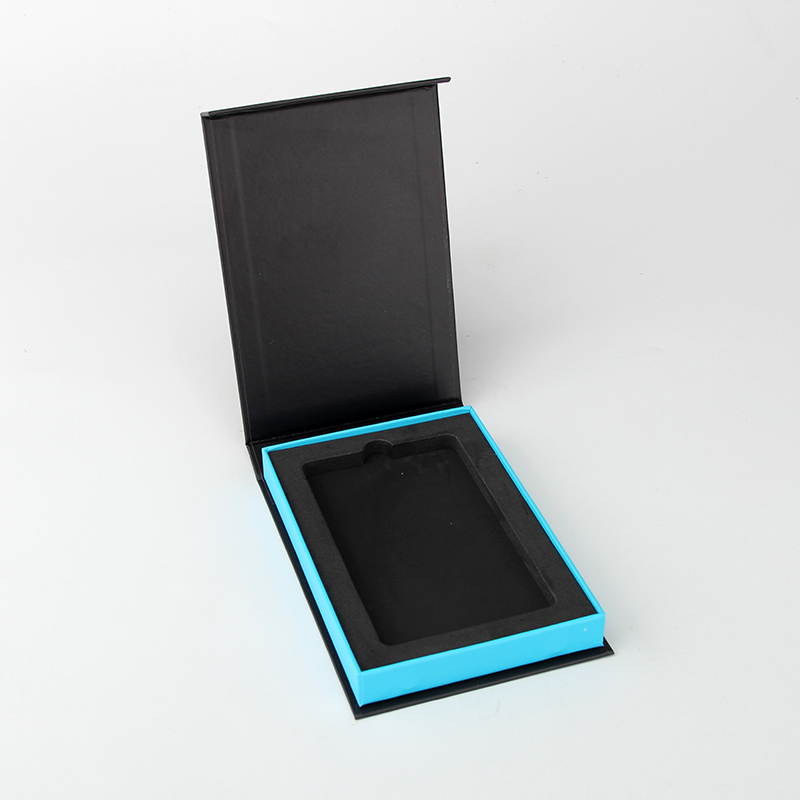 Personalized Luxury Matte Black EVA Foam Magnetic Phone Case Packaging Box